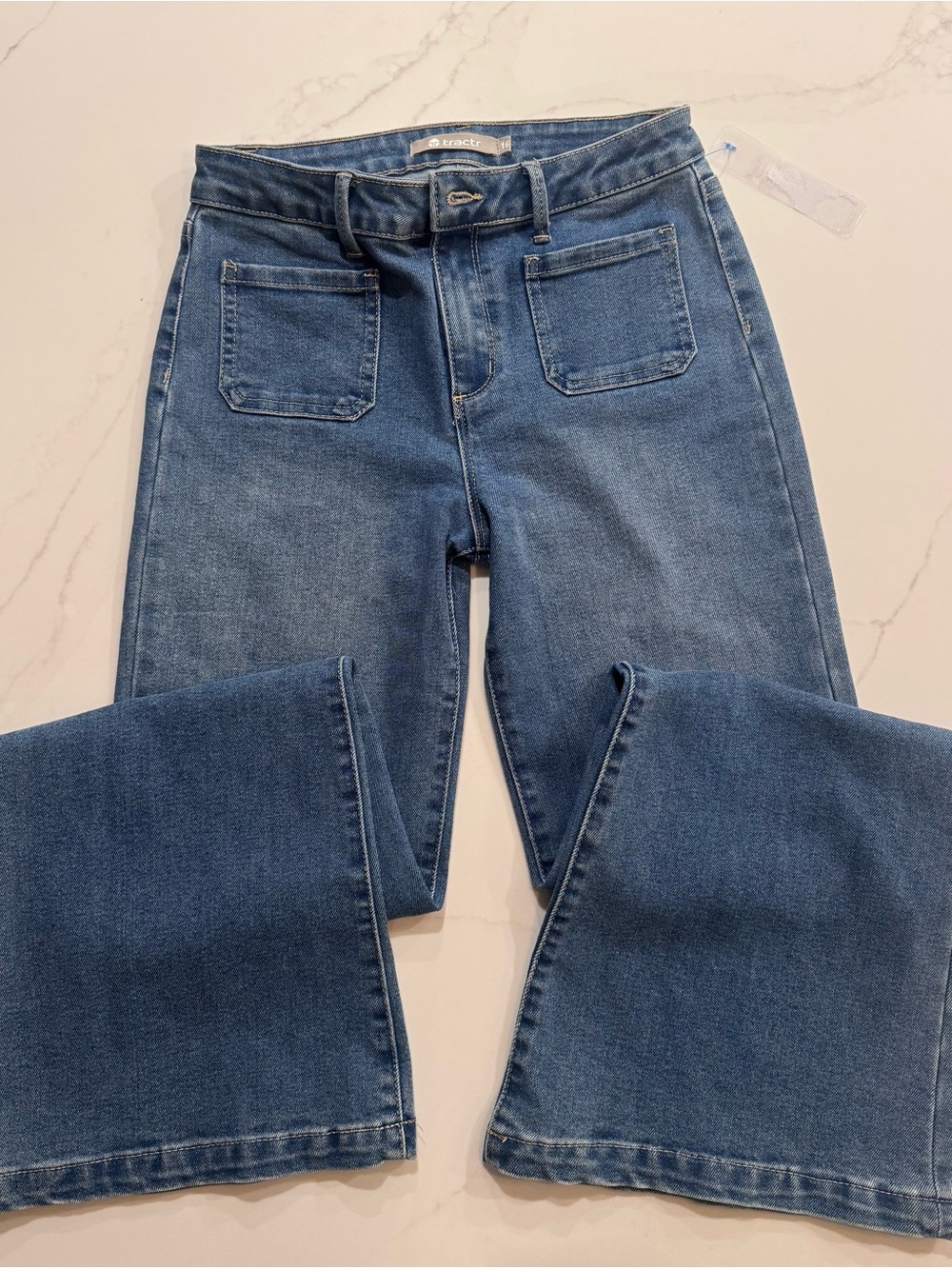 Tractr Kids Blue Straight-Leg Jeans